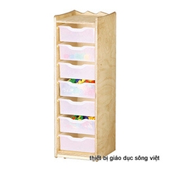 tủ đồ chơi có khay đựng đồ