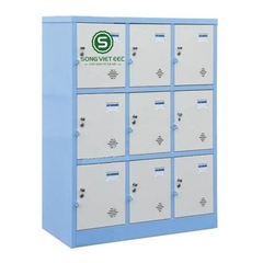 Tủ tư trang bằng sắt 9 ô