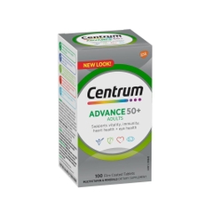 Vitamin Tổng Hợp Centrum Advance For Adults Cho Người Trên 50 Tuổi, 100 viên