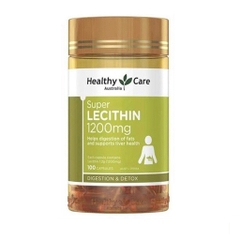 Mầm Đậu Nành Healthy Care Super Lecithin, Úc 1200mg, 100 viên