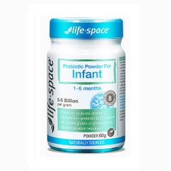 Men vi sinh Life Space Probiotic Powder For Infant 60g cho trẻ sơ sinh 1-6 tháng