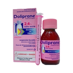 Siro Hạ Sốt Doliprane 100ml Cho Bé Từ Sơ Sinh Đến 9 Tuổi Của Pháp