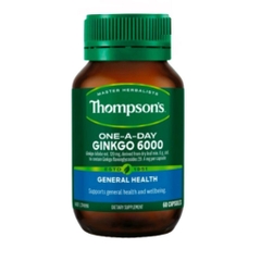 Viên Bổ Não Thompsons Ginkgo 6000mg 60 viên