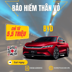 Bảo hiểm ô tô BYD Vũng Tàu