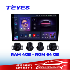 Màn hình TEYES CC3 2K 360 Liền Camera 360