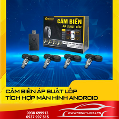 Cảm biến áp suất lốp tích hợp màn hình Android