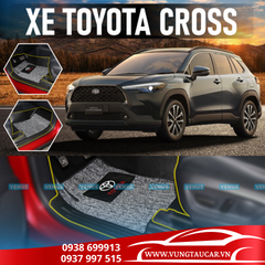 Thảm lót sàn Nhựa ô tô Toyota Cross- Nhựa TPE đúc khuôn cao cấp