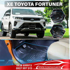 Thảm Venus lót sàn ô tô Toyota Fortuner - Nhựa TPE đúc khuôn cao cấp