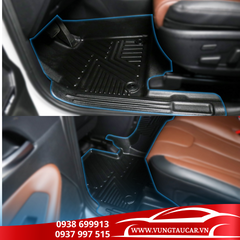 Thảm Venus lót sàn ô tô Huyndai Creta - Nhựa TPE đúc khuôn cao cấp
