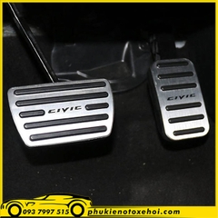 Bộ ốp chân phanh, chân ga xe Honda Civic