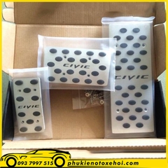 Bộ ốp chân phanh, chân ga xe Honda Civic