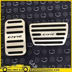 Bộ ốp chân phanh, chân ga xe Honda Civic