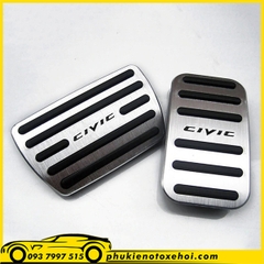 Bộ ốp chân phanh, chân ga xe Honda Civic