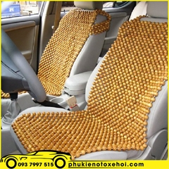 Lót ghế ô tô hạt gỗ cao cấp