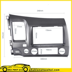 Mặt dưỡng xe Honda Civic