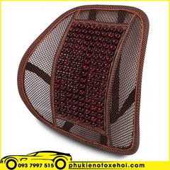 Miếng tựa lưng ghế hạt gỗ massage cao cấp