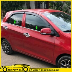 Nẹp viền chân kính xe Kia Morning