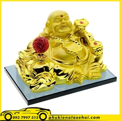 Tượng Phật Di lặc để Taplo xe hơi