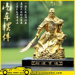 Tượng quan công để Taplo xe hơi