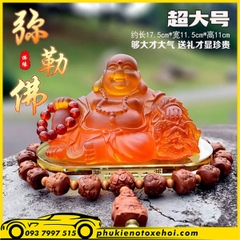 Tượng Phật Di lặc ngọc đỏ