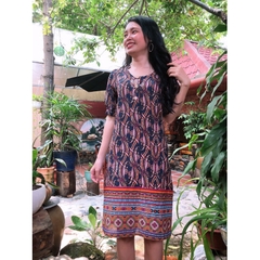 Đầm suông họa tiết - GR0051