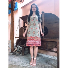 Đầm suông họa tiết - GR0051