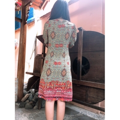 Đầm suông họa tiết - GR0051