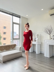 Đầm ôm thun kim tuyến dài tay GR0145