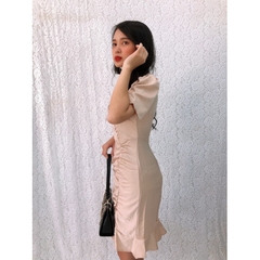 Đầm Ôm Suông S&M Nhún Thân Trước Túng Bèo Siêu Xinh, Chất Mát, Giá Rẻ GR0134