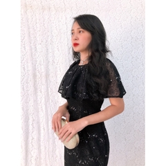 Đầm dự tiệc ren ôm body S&M sang trọng GR157