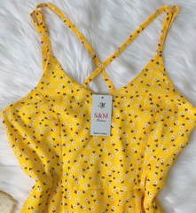 ĐẦM MAXI HOA XẺ ĐÙI 2 DÂY - GR0053