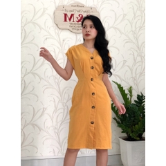 Đầm ôm suông tay con S&M cực tôn dáng, giá rẻ, vải mát GR202- Hình thật do shop chụp