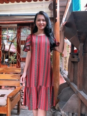Đầm suông bèo nhún S&M - GR0070