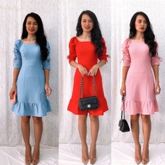 Đầm ôm suông đuôi cá tay rút dây cực trẻ tung, xinh đẹp, giá rẻ S&M GR0146