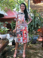 ĐẦM SUÔNG HỌA TIẾT - GR0065