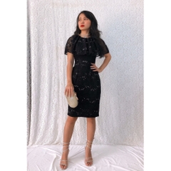 Đầm dự tiệc ren ôm body S&M sang trọng GR157