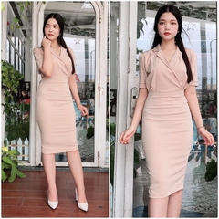 Đầm Ôm Cổ Vest S&M Hàng Xịn, Giá Rẻ  - GR0010
