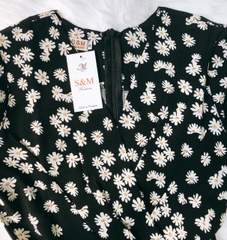 Jumsuit cúc hoa mi ngắn - GR0076