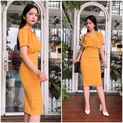 Đầm Ôm Cổ Vest S&M Hàng Xịn, Giá Rẻ  - GR0010