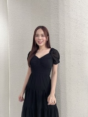 Đầm xòe nhún ngực bèo tầng - GR0232