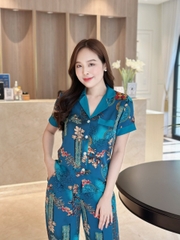 Set bộ họa tiết pijama có túi - GR0289