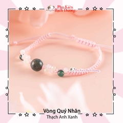 Vòng Quý Nhân - Đá Thạch Anh Xanh