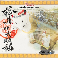 Omamori Giải Xui Cầu May Inari - Mô Hình Thần Cáo Inari