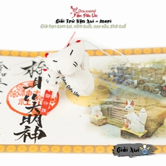 Omamori Giải Xui Cầu May Inari - Mô Hình Thần Cáo Inari