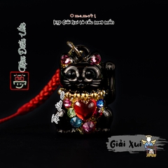 Mèo Phong Thủy Đính Đá - Mini