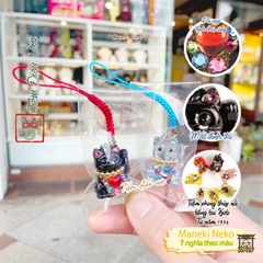 Mèo Phong Thủy Đính Đá - Mini