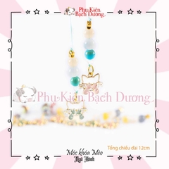 Móc Khóa Phong Thủy Mèo May Mắn - Phụ Kiện