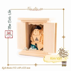 Omamori Tượng Gỗ Thần Ebisu - Hyogo - Tượng Khắc Thủ Công