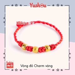 Vòng Đỏ Phối Hạt Vàng