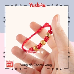 Vòng Đỏ Phối Hạt Vàng